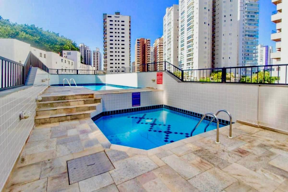 Apto Com Piscina 2 Quadras Da Praia Guaruja Luaran gambar